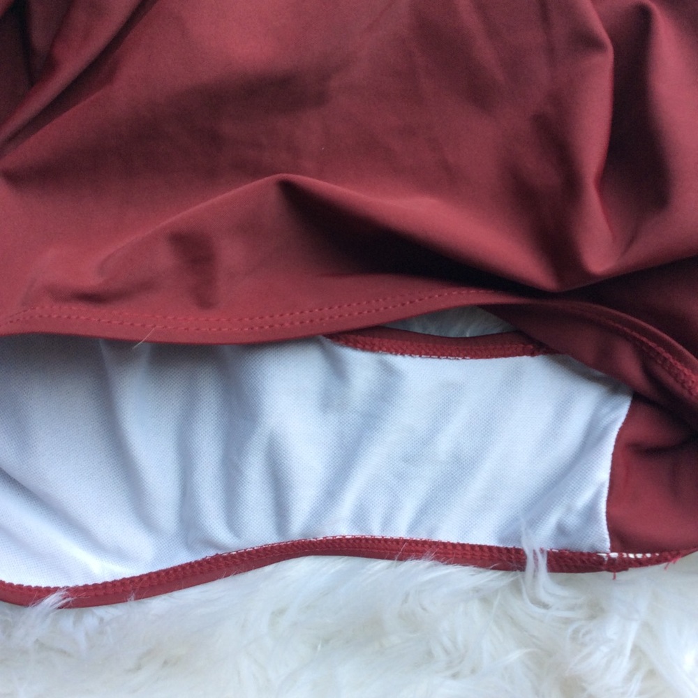 NWOT Lace Up Plunging Swimsuit - Picture 7 of 8